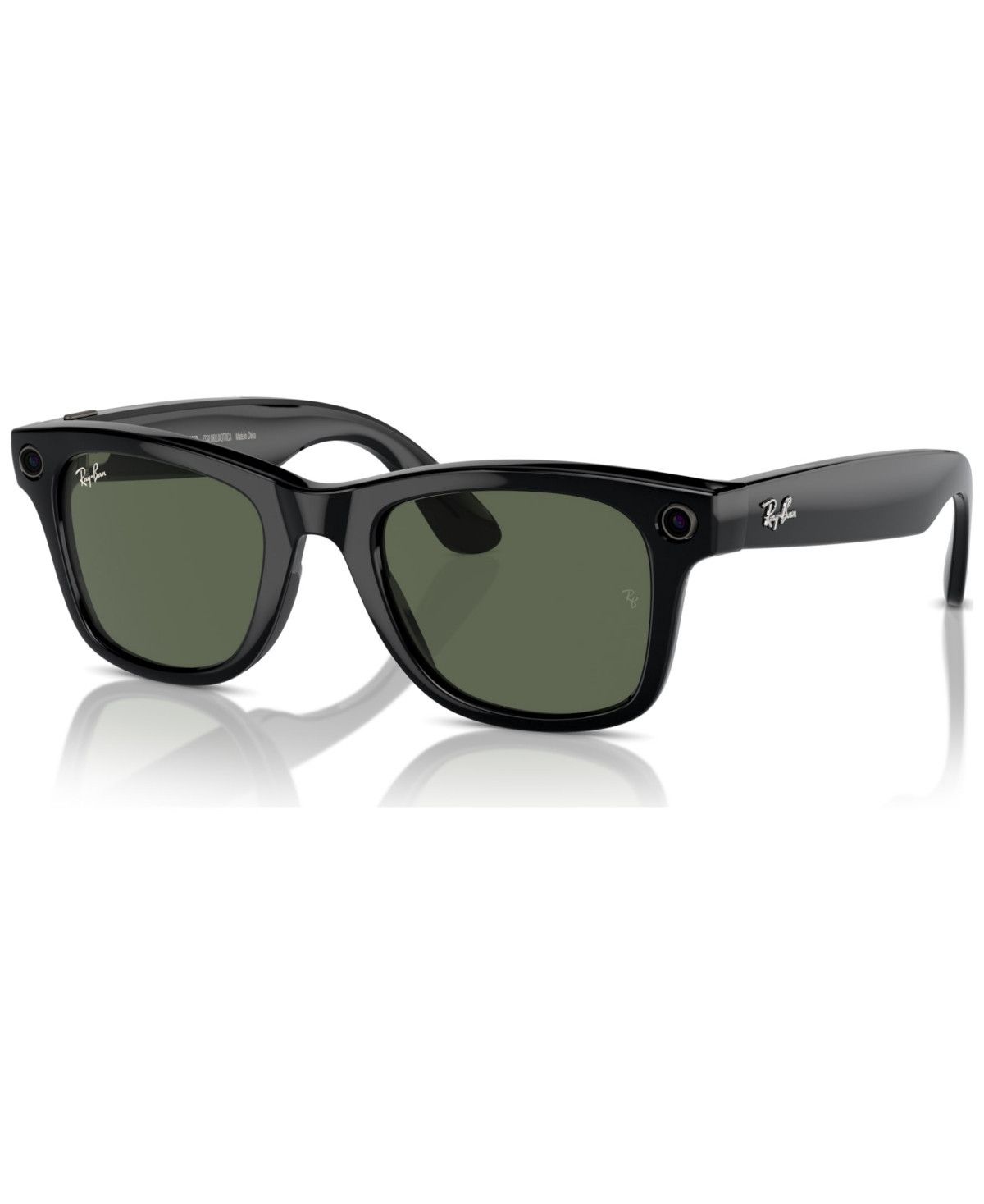Ray-Ban Unisex Ai Meta Gen1 Wayfarer Sunglasses, RW4006 - Black | Macy's