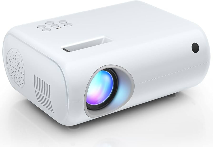 Mini Projector, CLOKOWE 2023 Upgraded Portable Projector with 9000 Lux and Full HD 1080P, Movie Proj | Amazon (US)