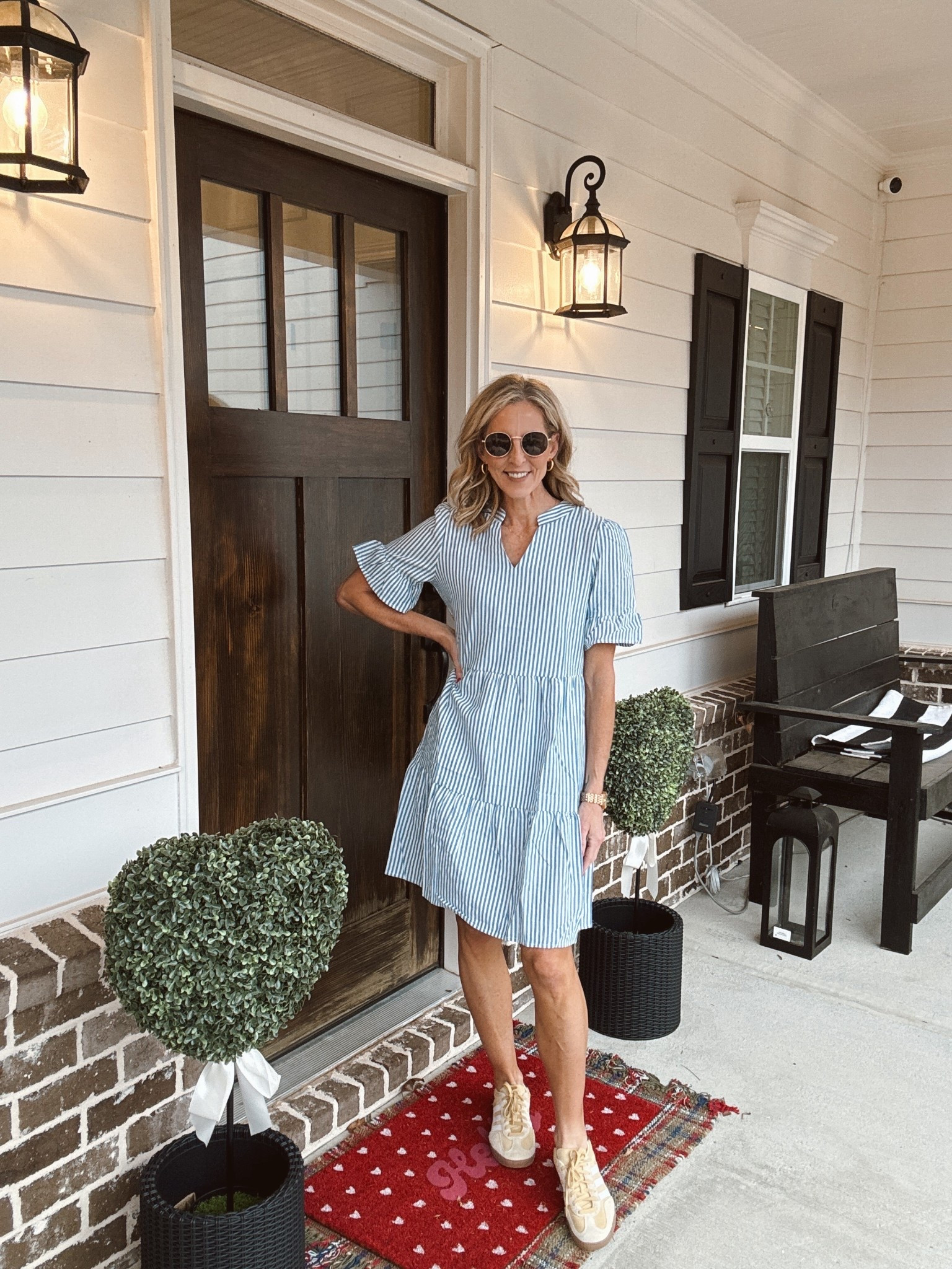 Classic blue striped dress that’s effortless and comfy—perfect for everyday spring style. Wearing size small. 



Part 3 of my 3AM Amazon order and I’m officially convinced late-night scrolling is my cardio. 😂 These are the kind of pieces that make getting dressed EASY—cute, comfy, polished, and somehow giving “I tried” even when you didn’t. Comment AMAZON and I’ll send you the full roundup!

From the striped dress to the wide leg jeans, to the floral dresses that look way more expensive than they are… every single piece is a spring win.

✔️ effortless outfits
✔️ teacher-friendly + weekend-ready
✔️ flattering fits
✔️ easy to style with sneakers, sandals, or wedges

Everything is linked + I’m wearing a size small in all.