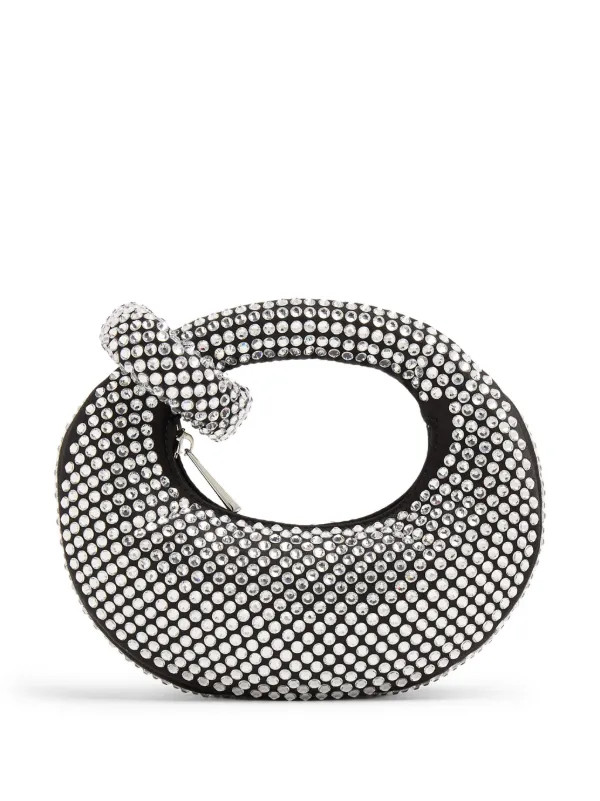 Abacus crystal-embellished shoulder bag | Farfetch Global