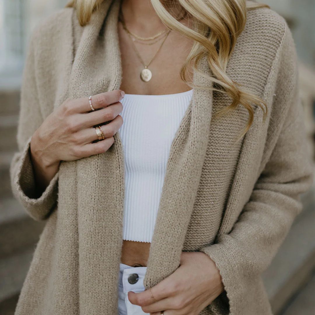 Chloe Chunky Cardigan Sweater | Kindred Bravely