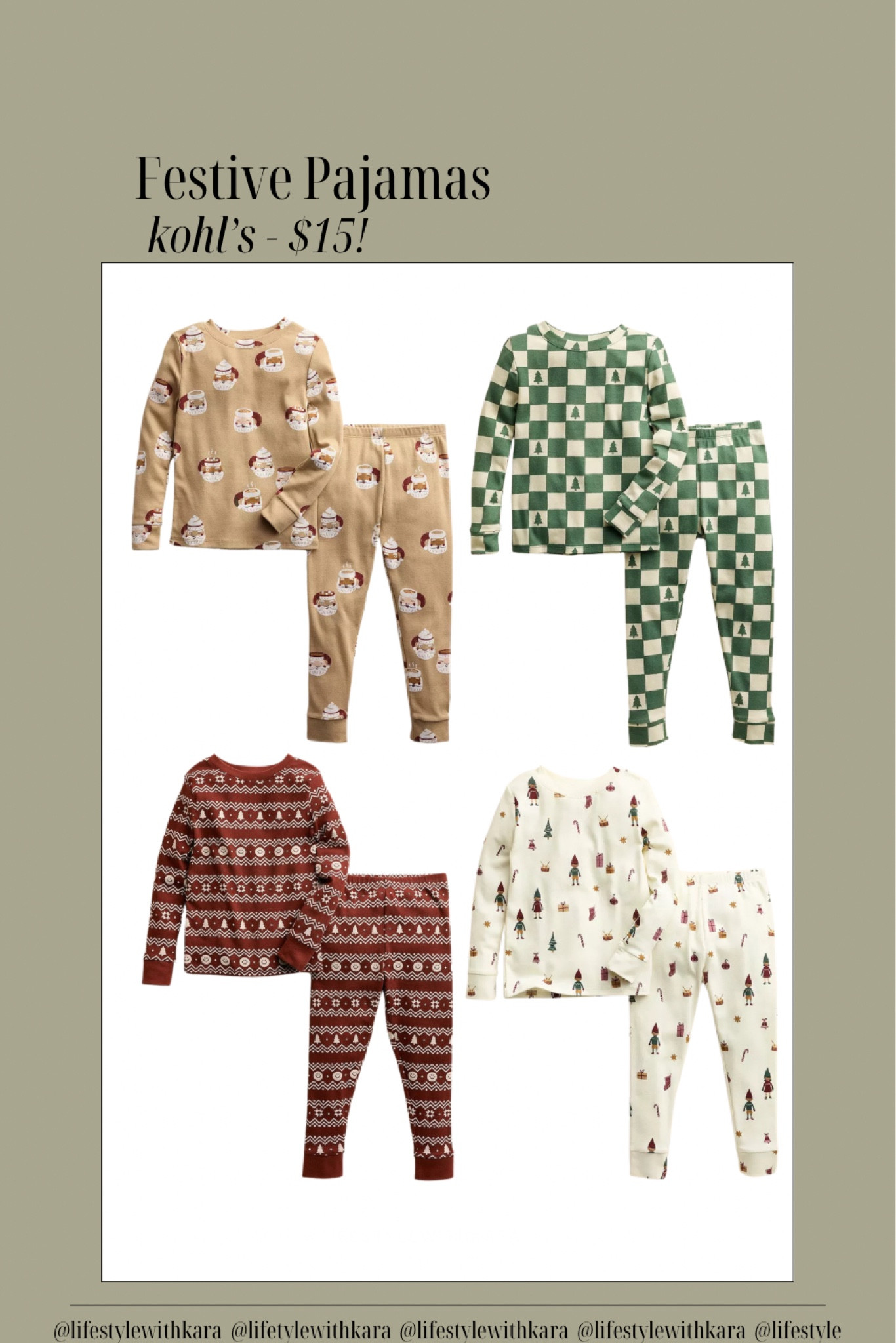 LOVE these Christmas jammies from kohls! 

#LTKSeasonal #LTKHoliday #LTKBaby