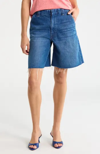MOTHER The Lunch Money Fray Hem Denim Shorts in Scrumptious at Nordstrom Rack, Size 25 | Nordstrom Rack