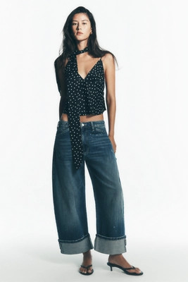 Clara Scarf-Neck Printed V-Neck Cami by Maeve | Anthropologie (US)