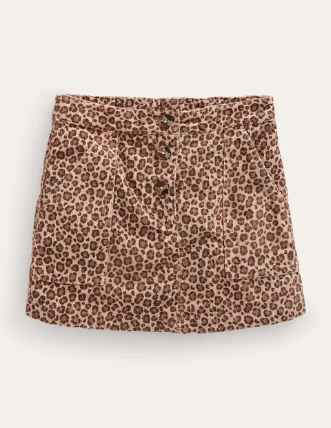 A-Line Mini Skirt - Leopard Print | Boden (UK & IE)
