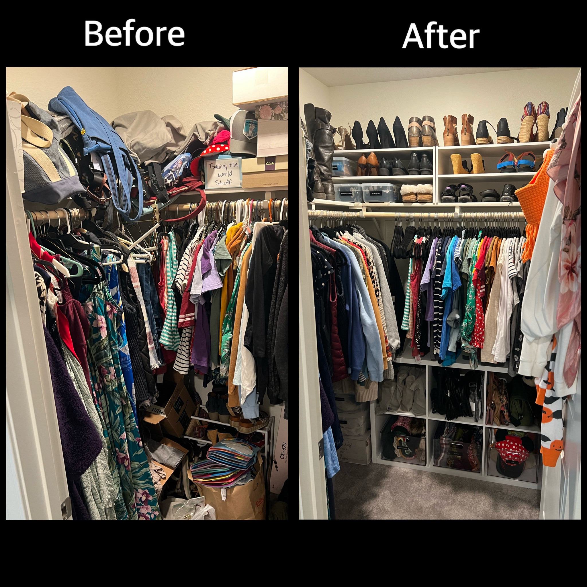 Closet transformation! 

#LTKstyletip #LTKhome #LTKshoecrush