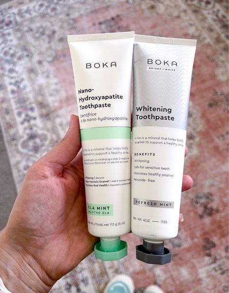 Great toothpaste. Boka toothpastes are fluoride-free and use nano-hydroxyapatite to strengthen, whiten & remineralize teeth. 



Amazon finds, healthy toothpaste, amazon beauty 

#LTKfamily #LTKkids #LTKbeauty