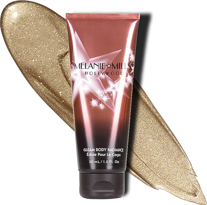 Melanie Mills Hollywood Gleam Body Radiance All In One Makeup, Moisturizer & Glow For Face & Body... | Amazon (US)
