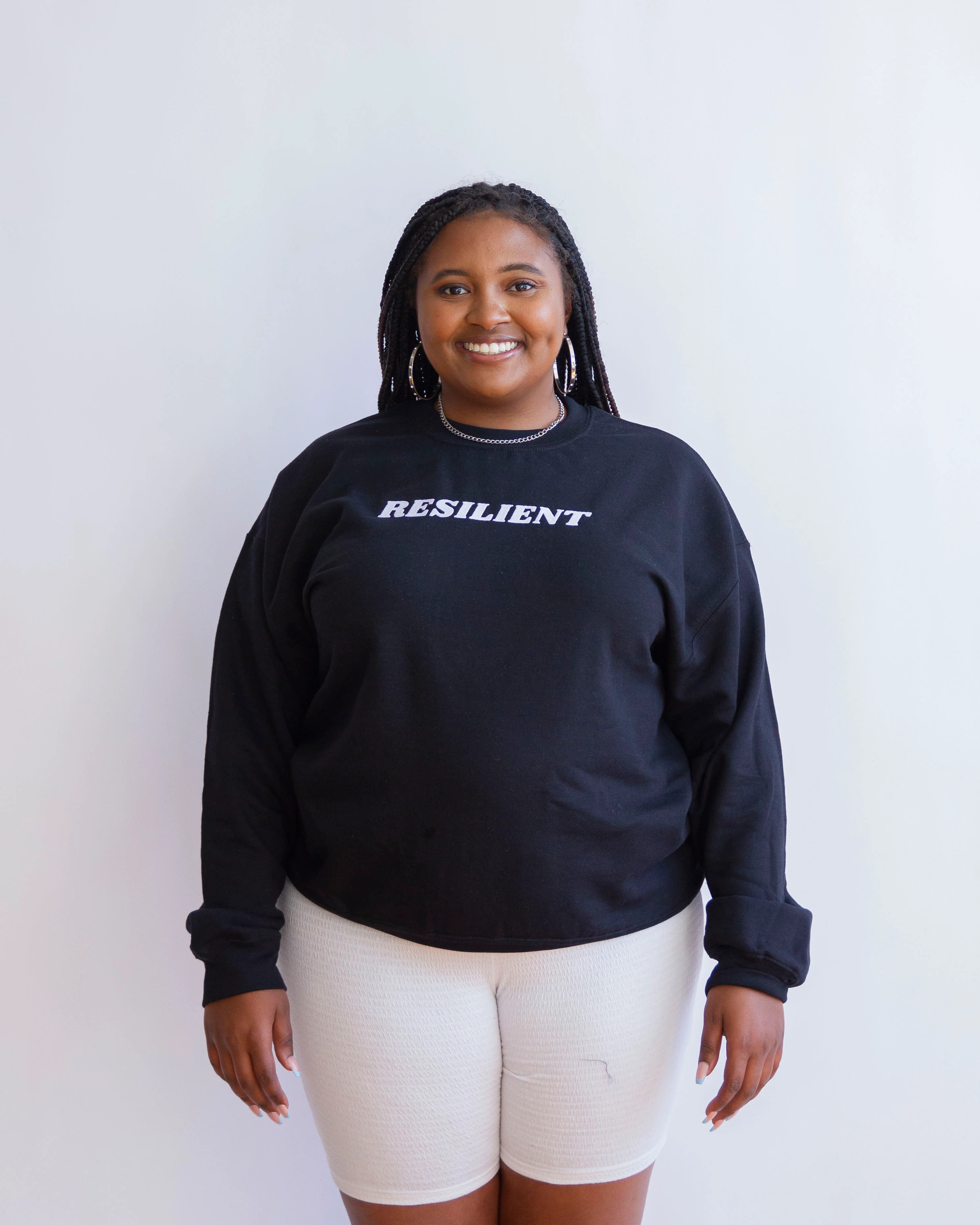 Black Crewneck | Black Woman on a Mission