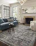 Jean Stoffer x Loloi Katherine Collection KES-04 Ink / Jade 2'-3" x 3'-10" Accent Rug | Amazon (US)