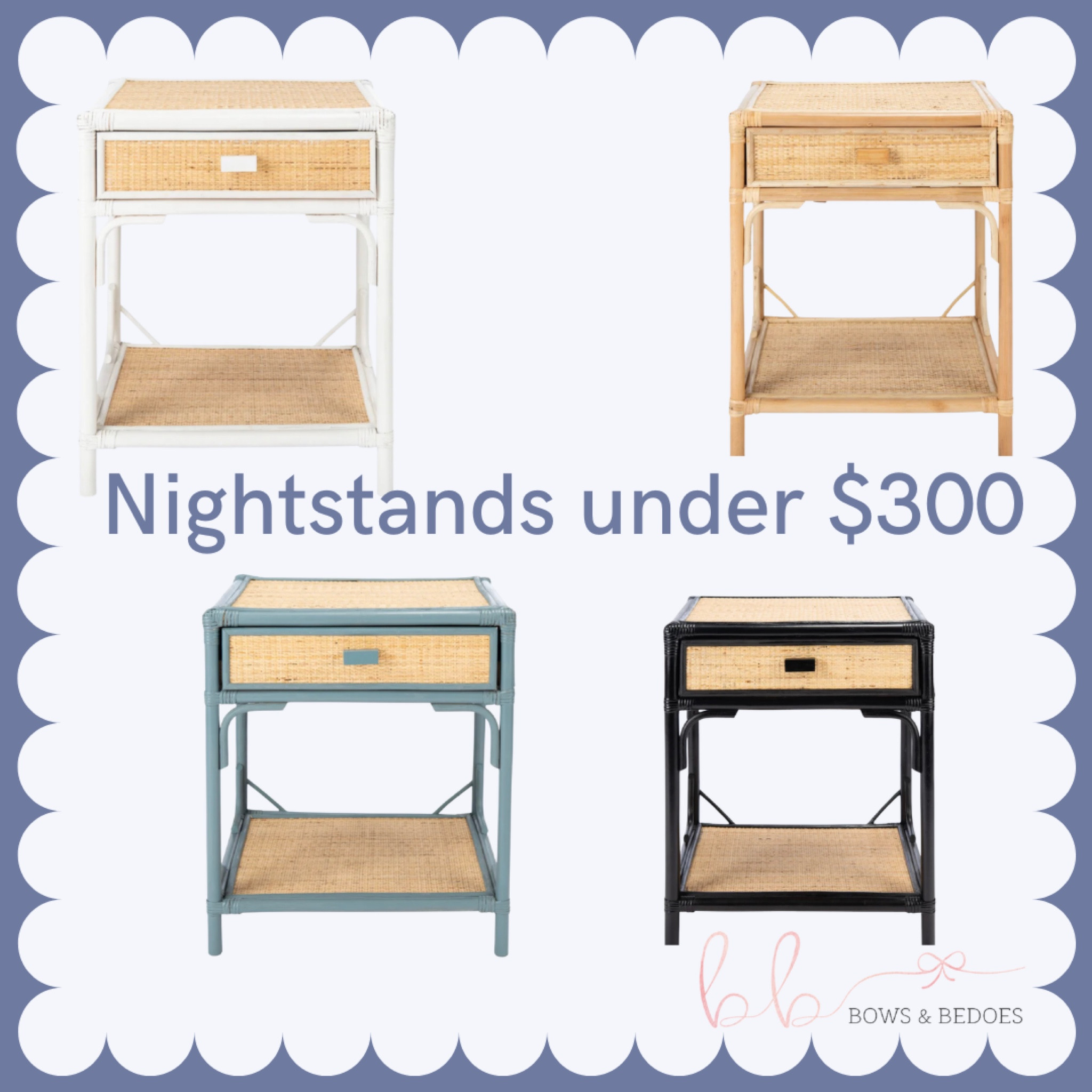 Coastal bedroom rattan night stands under $300

#LTKunder50 #LTKhome #LTKsalealert
