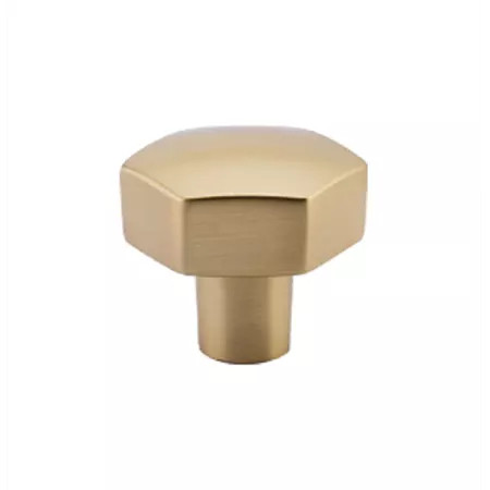 Emtek 86457US4 Satin Brass Urban Modern 1-1/8 Inch Diameter Geometric Cabinet Knob | Build.com, Inc.