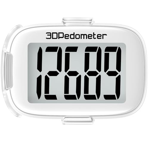 Pedometer Walking Simple 3D Step Counter with Clip and Lanyard, Activities Fitness Tracker Without Smartphone, Accurate Step Tracker for Women, Men, Seniors | Amazon (US)