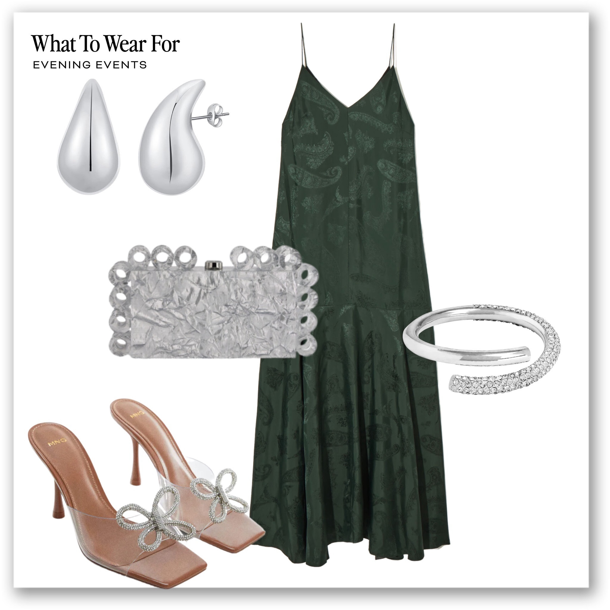 Evening style ✨

Black Friday, cyber week sale, New Year’s Eve, Christmas Day, midi dress, partywear, COS, crystal embellished heels, cult Gaia clutch bag, silver earrings 

#LTKCyberWeek #LTKCyberSaleUK #LTKparties