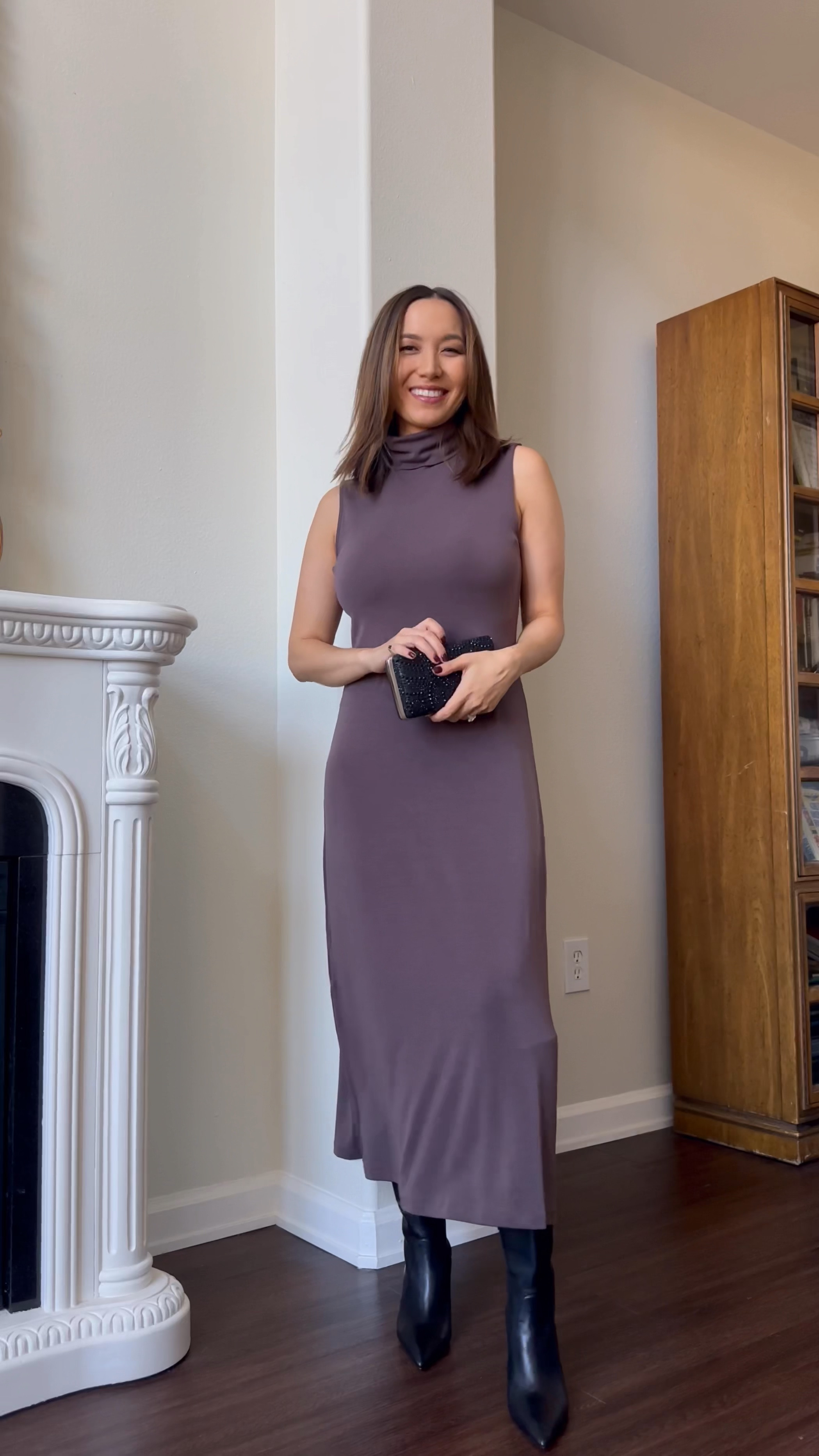 Holiday looks from everlane 

• cardigan runs oversized 
• satin dress 
• matching set (middle) - coming soon 
• the way high jeans 

#LTKStyleTip #LTKHoliday