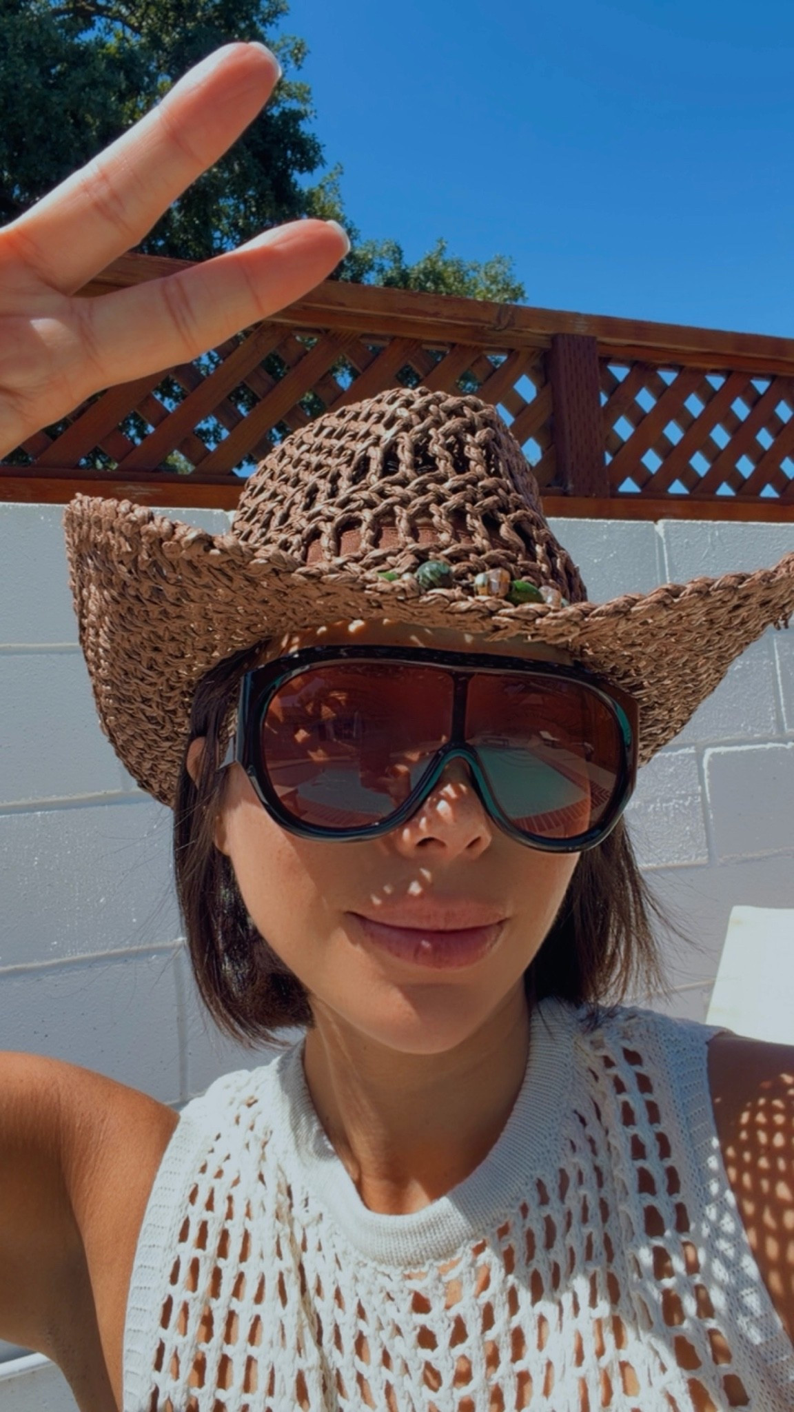 Pool day yesterday! Loving my new hat!

#LTKootd #LTKPetite #LTKSeasonal