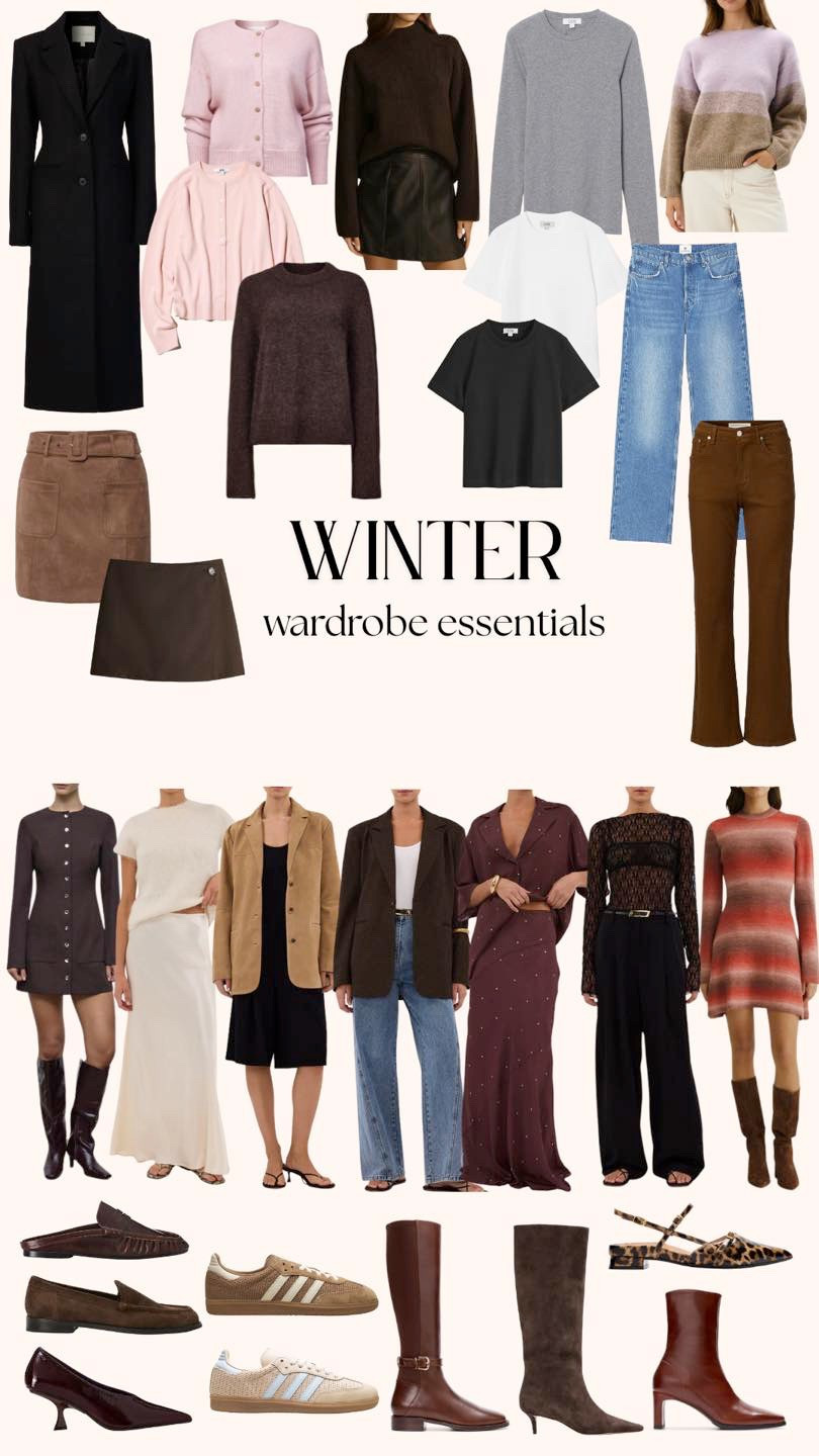 Winter wardrobe essentials

These are styles I have and alternative options for a great basic wardrobe for winter

Boots
Jeans
Knitwear and more

#LTKwinter #LTKAroundTheWorld #LTKstyletip