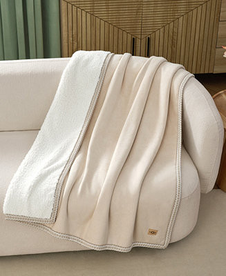 Kirkwood UGG Braid Throw, 50" x 70" | Macy's