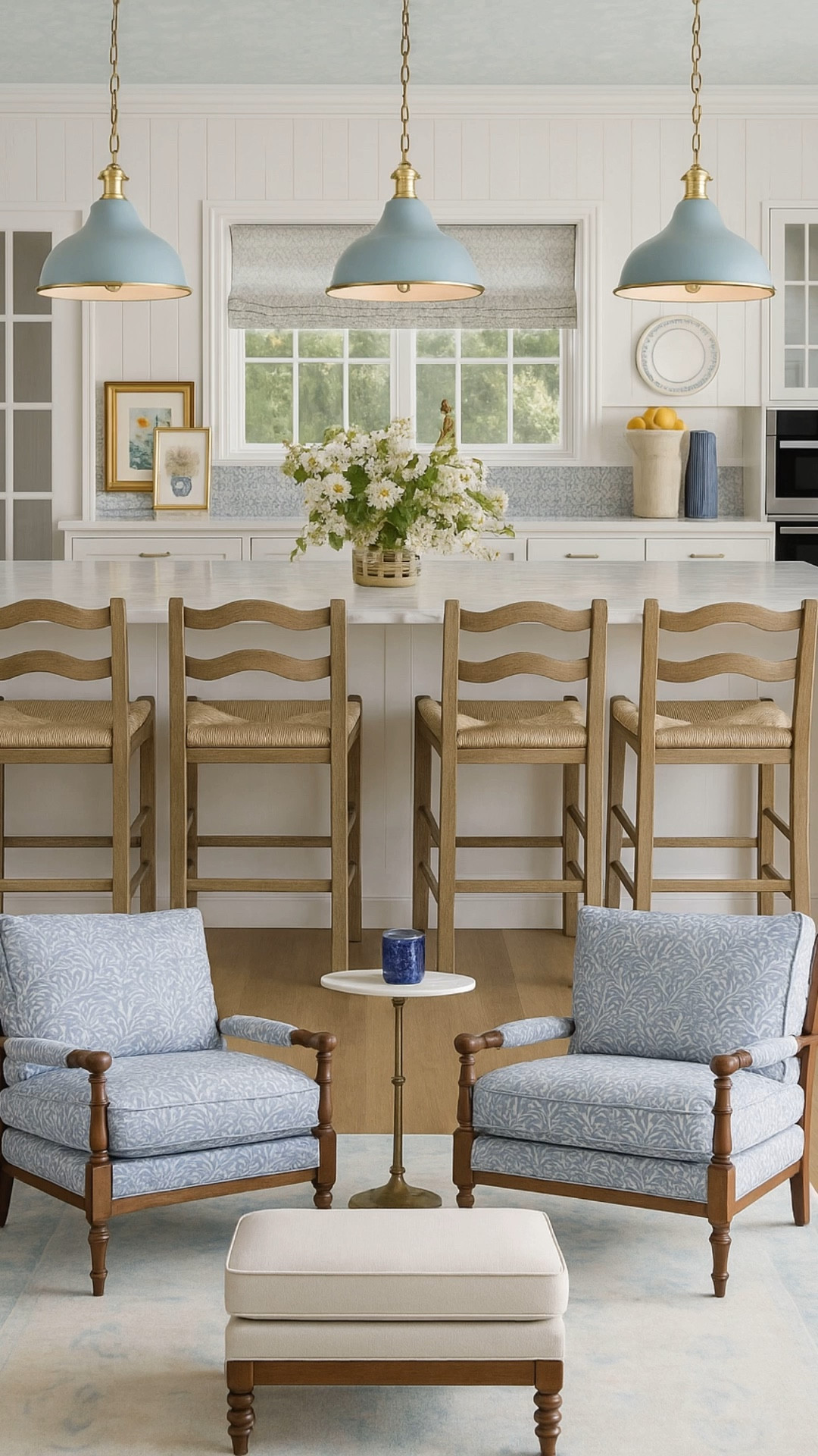 A dreamy blue kitchen design! 

#LTKStyleTip #LTKSaleAlert #LTKHome