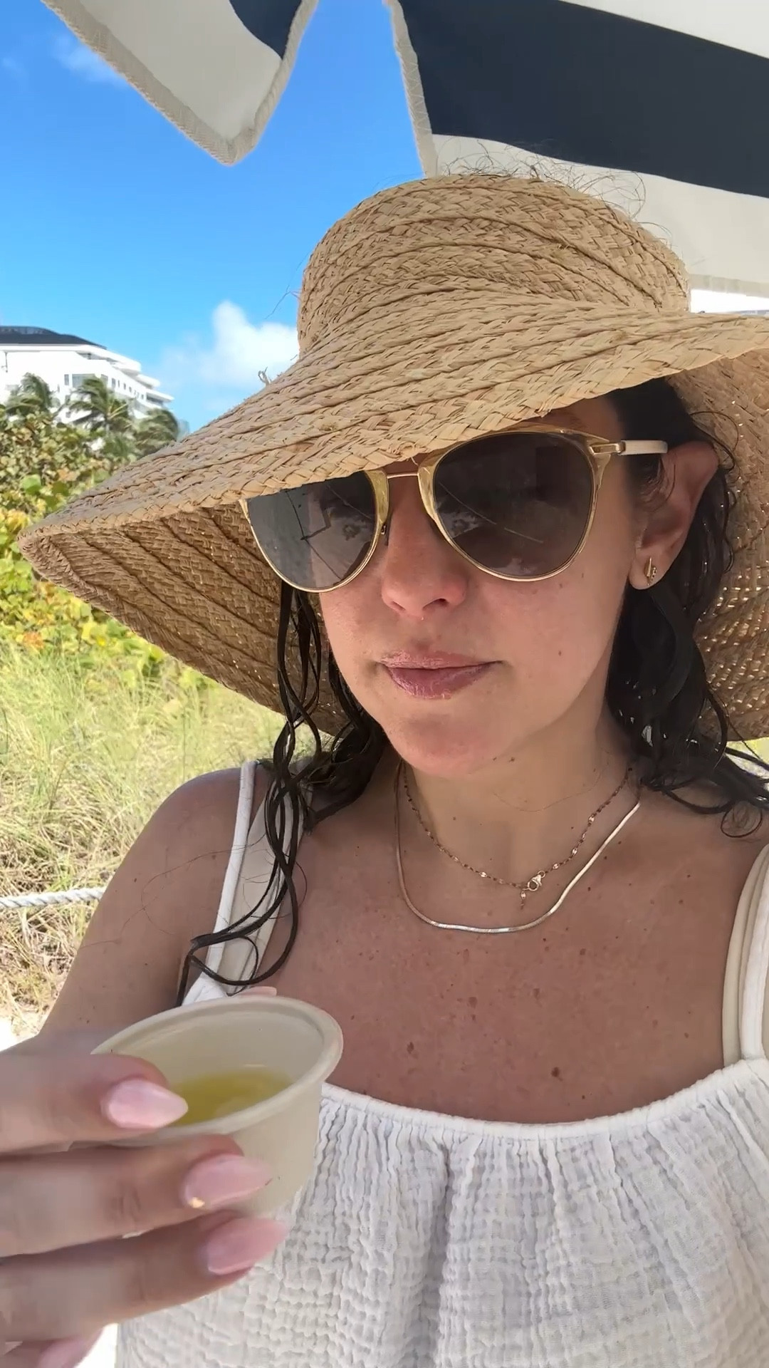 This roll up hat I take everywhere with me. I like it because I can wear my hair up and still wear it  

#LTKTravel #LTKSeasonal #LTKSwim