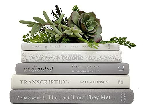 Amazon.com: Bundle of White and Light Gray Decorative Books - Staging Books Color Bundle - Cream,... | Amazon (US)