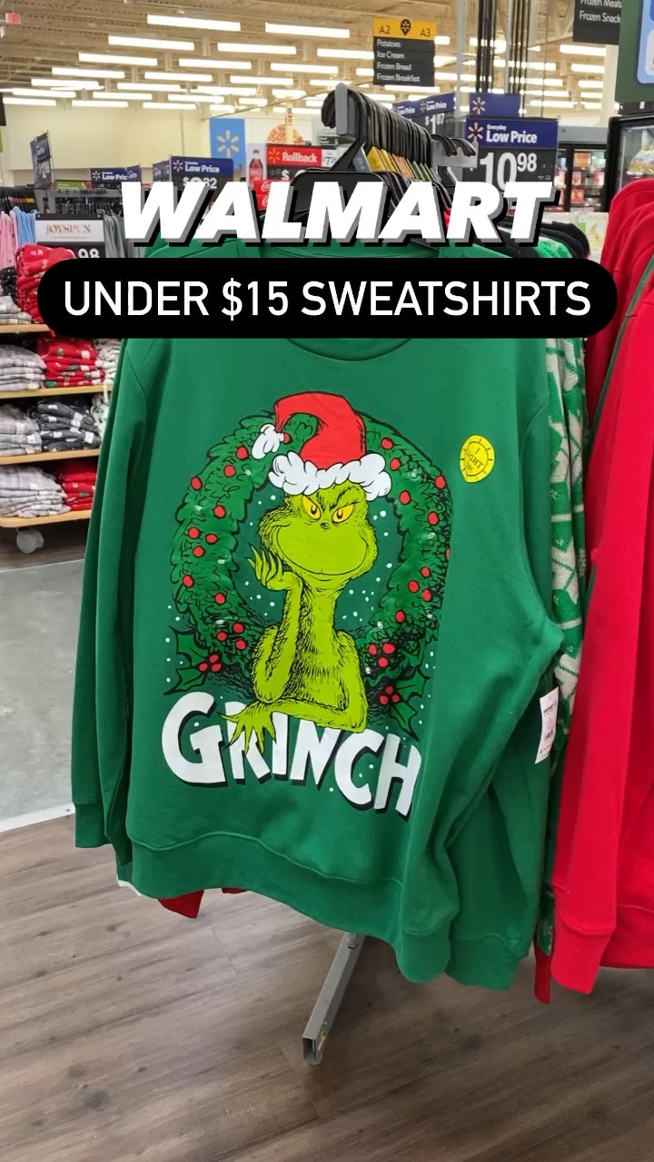 Walmart under $15 Christmas sweatshirts that light up💡 and are perfect for an upcoming trip to Universal Sudios or Disney World at Christmas ! 

Grinch Sweatshirt
Mickey Sweatshirt
#christmassweater #christmassweatshirt

#LTKSeasonal #LTKHoliday #LTKfindsunder50