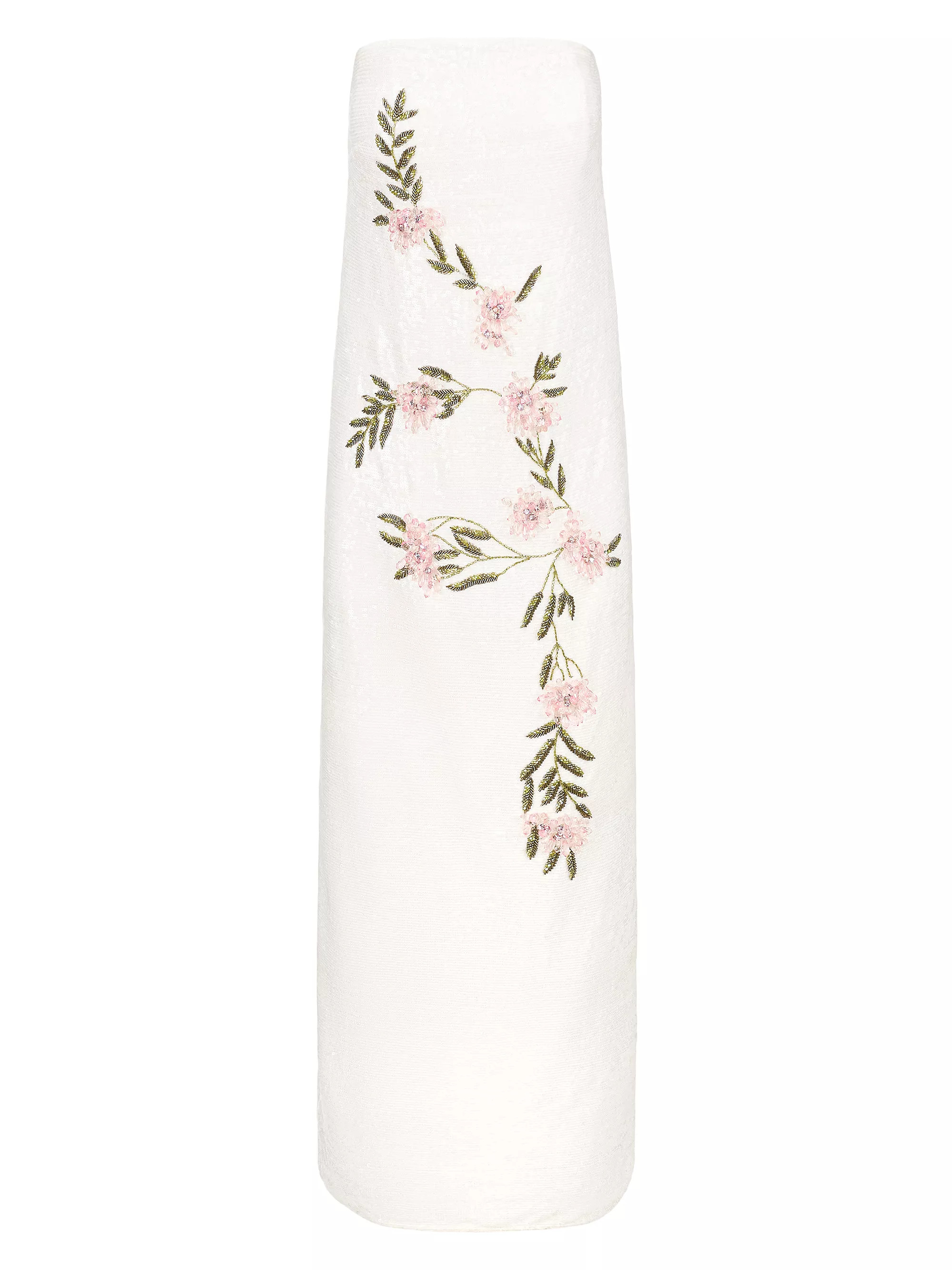 Casey Embroidered Floral Strapless Cocktail Dress | Saks Fifth Avenue