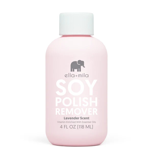 Soy Nail Polish Remover - Lavender - 4 oz | ella+mila