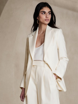 Lido Sculpted Italian Wool Blazer | Banana Republic (US)