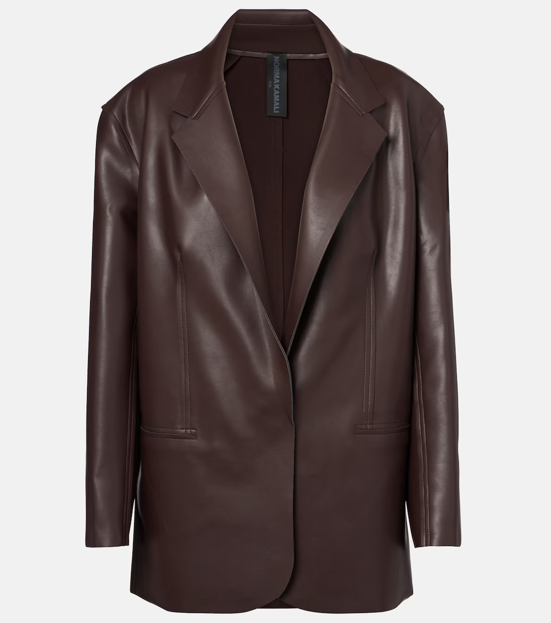 Oversized faux leather blazer | Mytheresa (US/CA)