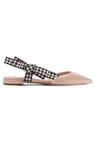 Patent-leather point-toe flats | NET-A-PORTER (UK & EU)
