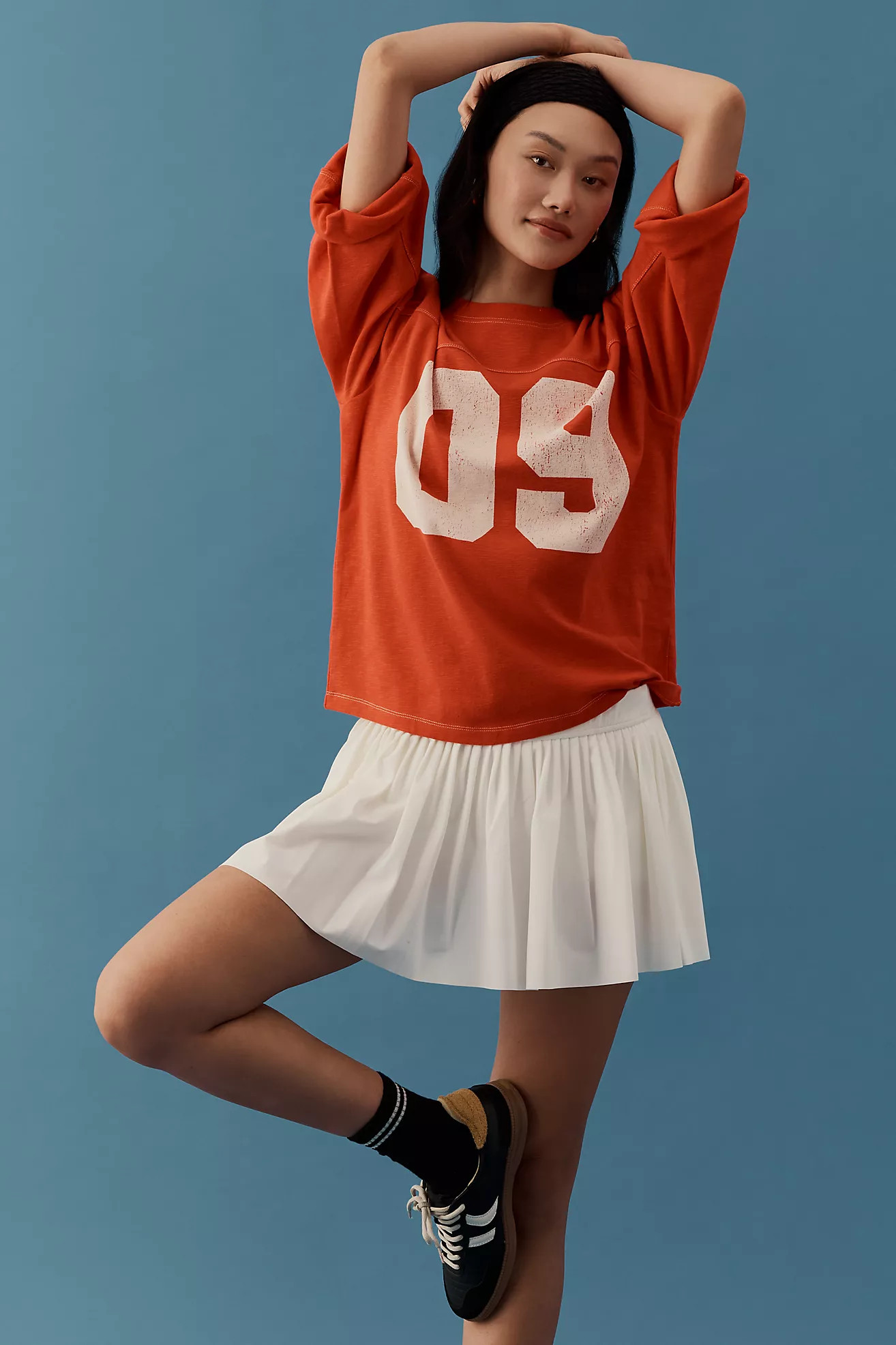 Pilcro 3/4 Sleeve Varsity Tee | Anthropologie (US)