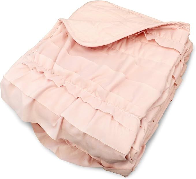 Lush Decor Lush Décor Belle Throw, 60 inch x 50 inch, Pink Blush, 60" X 50" | Amazon (US)