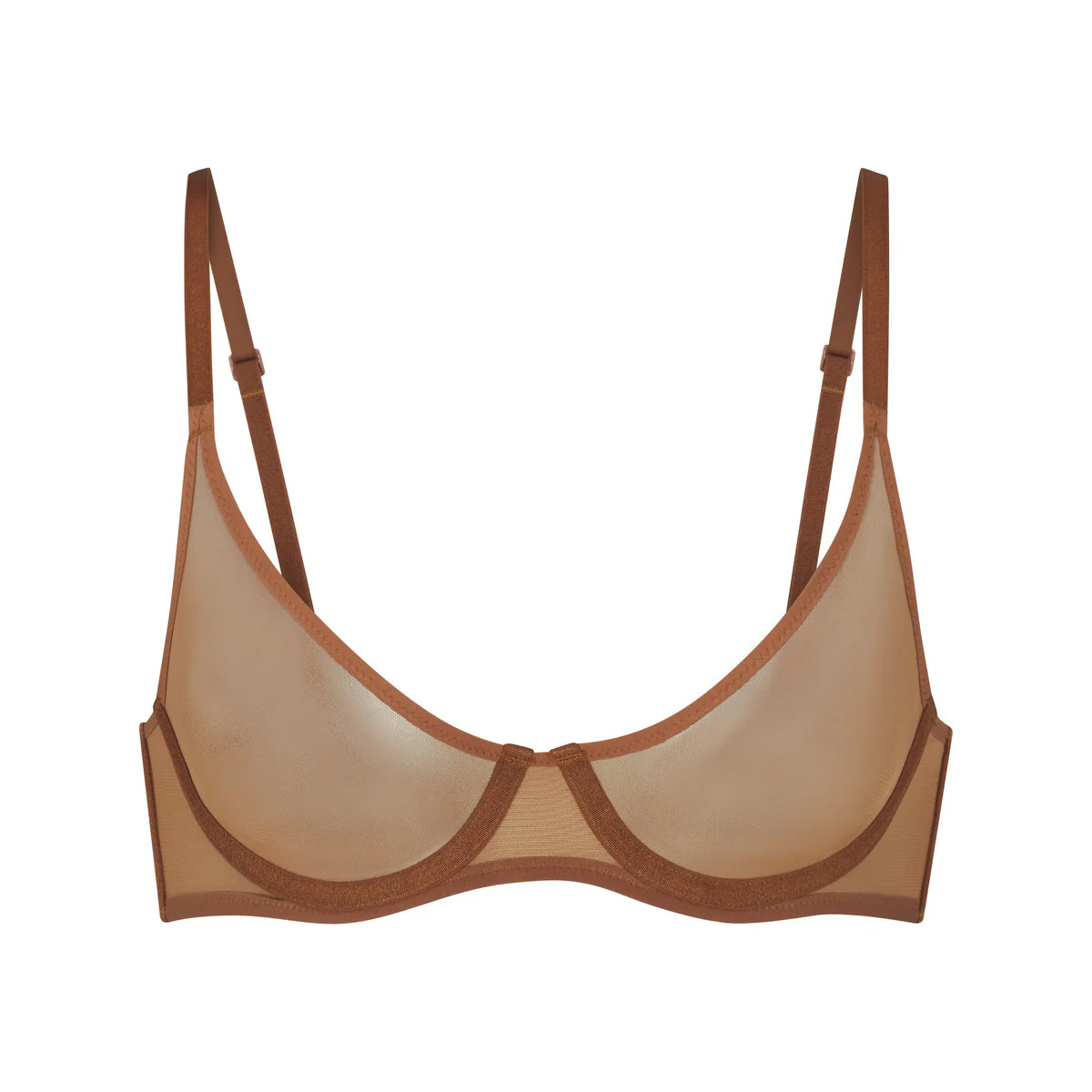 ULTRA FINE MESH SCOOP BRA | BRONZE | SKIMS (US)