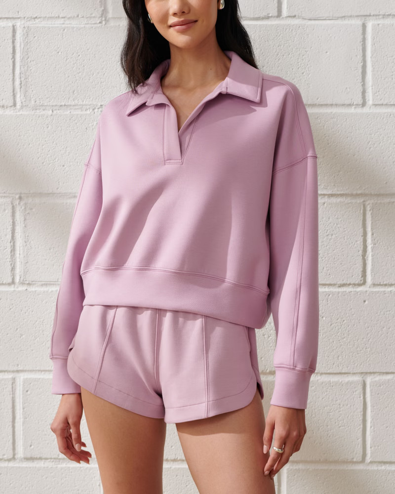 YPB neoKNIT Polo Sweatshirt | Abercrombie & Fitch (US)