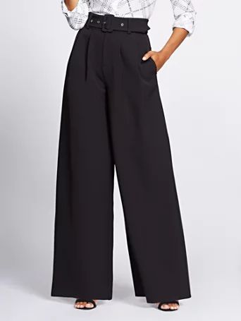 Gabrielle Union Collection - Black Wide-Leg Pant | New York & Company