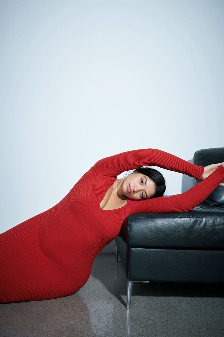 Rib-knit Dress - Red - Ladies | H&M US | H&M (US + CA)