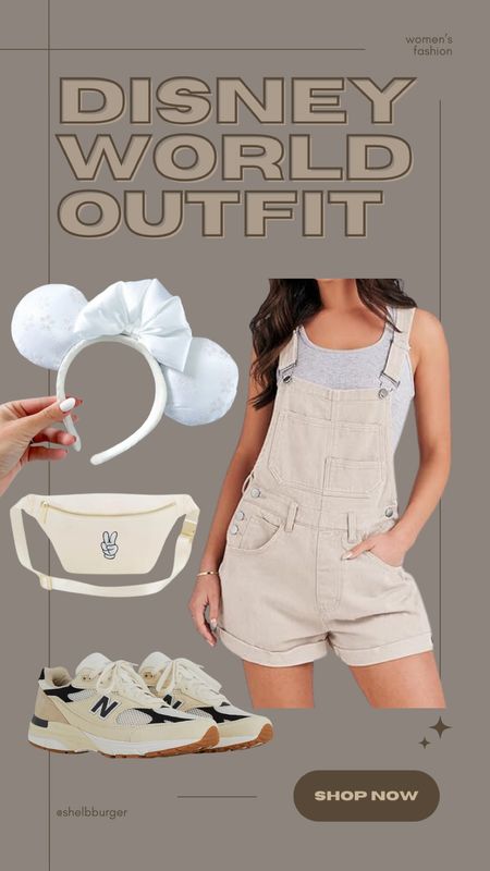 Women’s overalls outfit for Disney World
Neutral style

#LTKTravel #LTKShoeCrush #LTKStyleTip