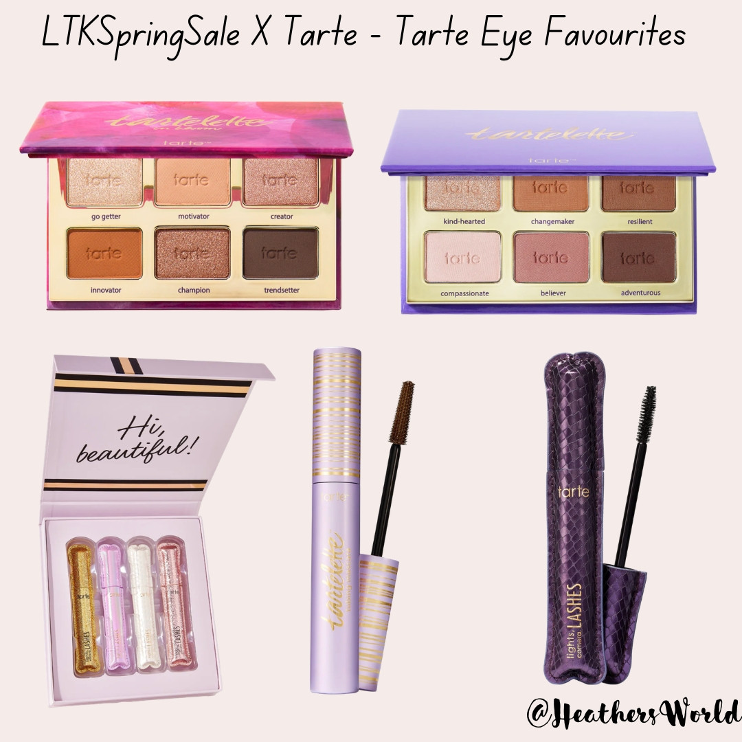 LTKSpringSale x Tarte - Eye Favourites: 35% Off and Free Shipping 

#Springsale #beauty #tartecosmetics #springbeauty #mascara #eyeshadow  

 #LTKuk #LTKspring #LTKbeauty