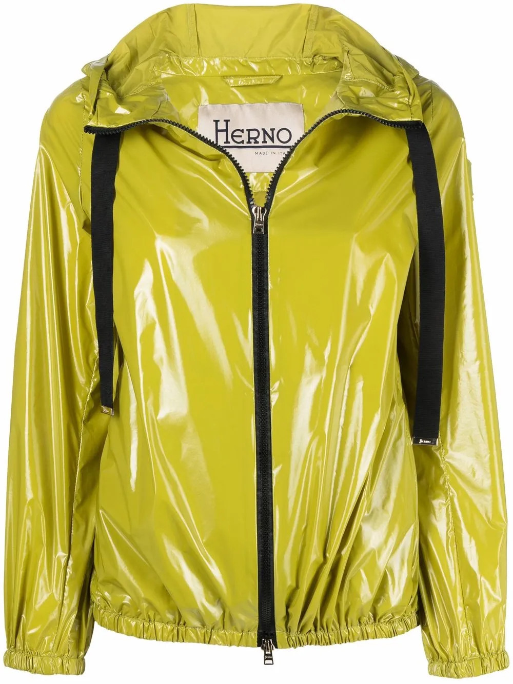 Herno zip-fastening hooded jacket - Green | Farfetch Global