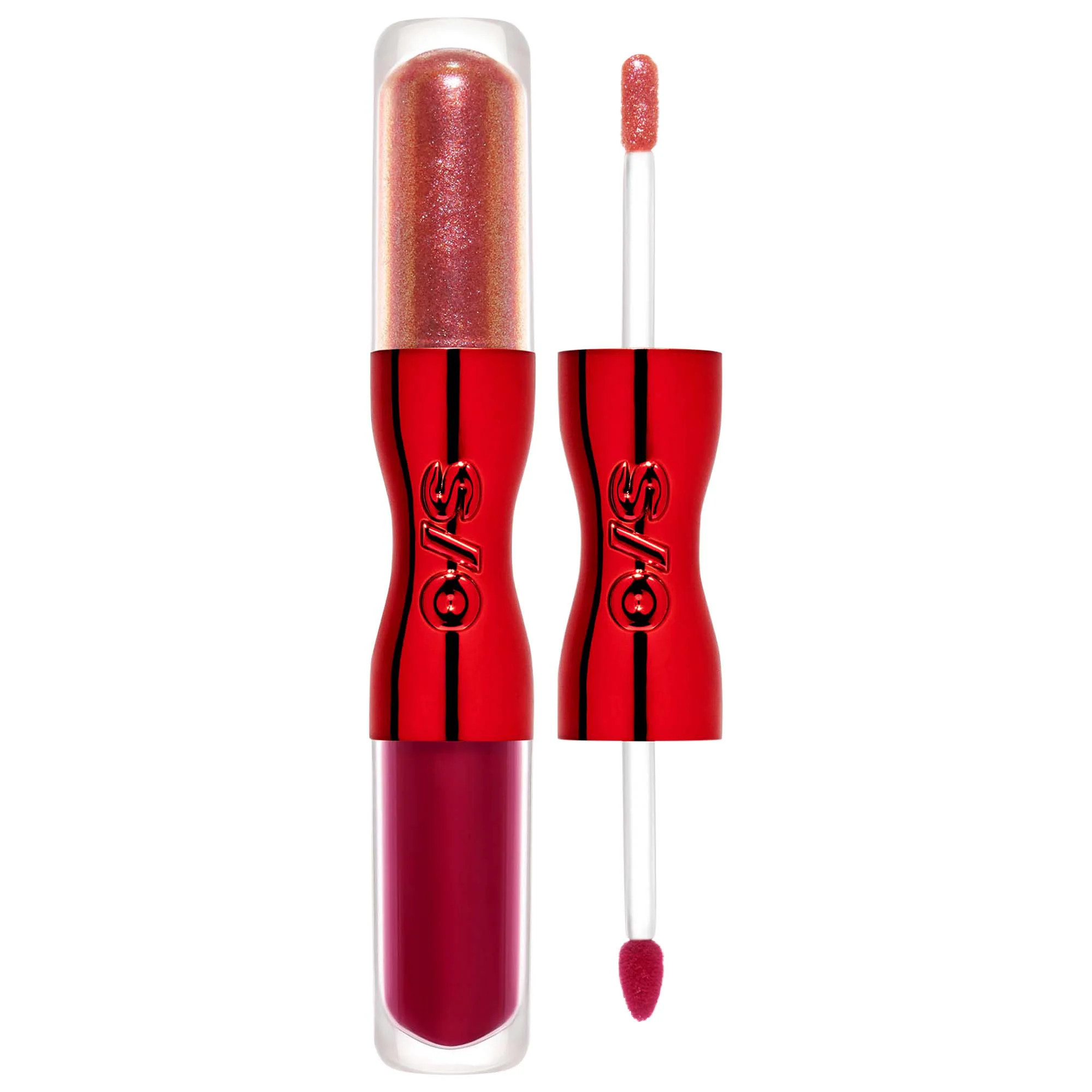 ONE/SIZE by Patrick Starrr Lip Snatcher Hydrating Liquid Lipstick and Lip Gloss Duo Open Wide .24 oz / 7 mL | Sephora (US)