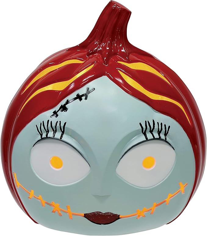 Disney W80461 The Nightmare Before Christmas Sally 6" Light Up Pumpkin, One Size, Multicolor | Amazon (US)