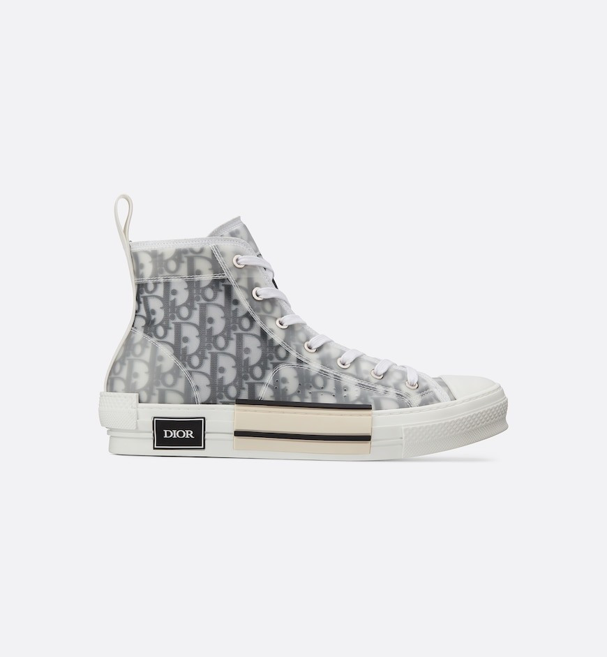 B23 High-Top Dior Oblique Canvas in Weiß und Schwarz | DIOR | Dior Couture