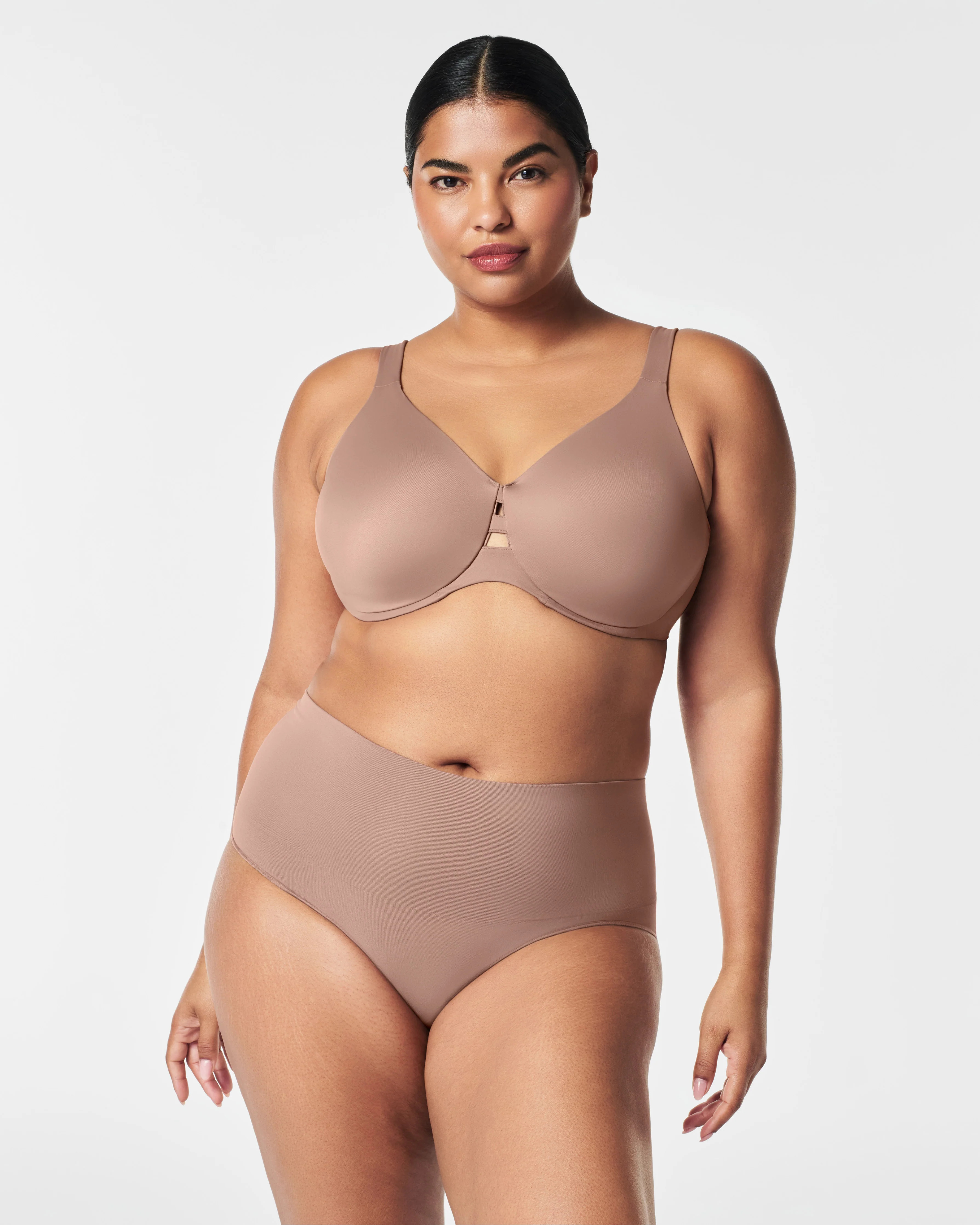 Spanx Women's Low Profile Minimizer Bra in Cafe Au Lait | Spanx