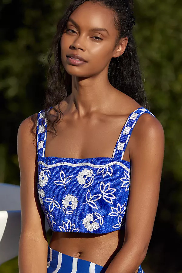 The Fiona Beaded Cami by Celandine | Anthropologie (US)