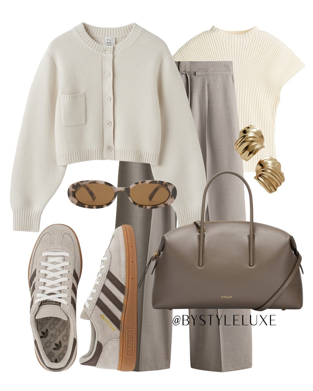 CARDIGAN LOOK - A gorgeous chic cardigan look with tailored trousers and Adidas Spezials 

#trainers #springoutfit #cardigan 

#LTKspring #LTKshoes #LTKeurope