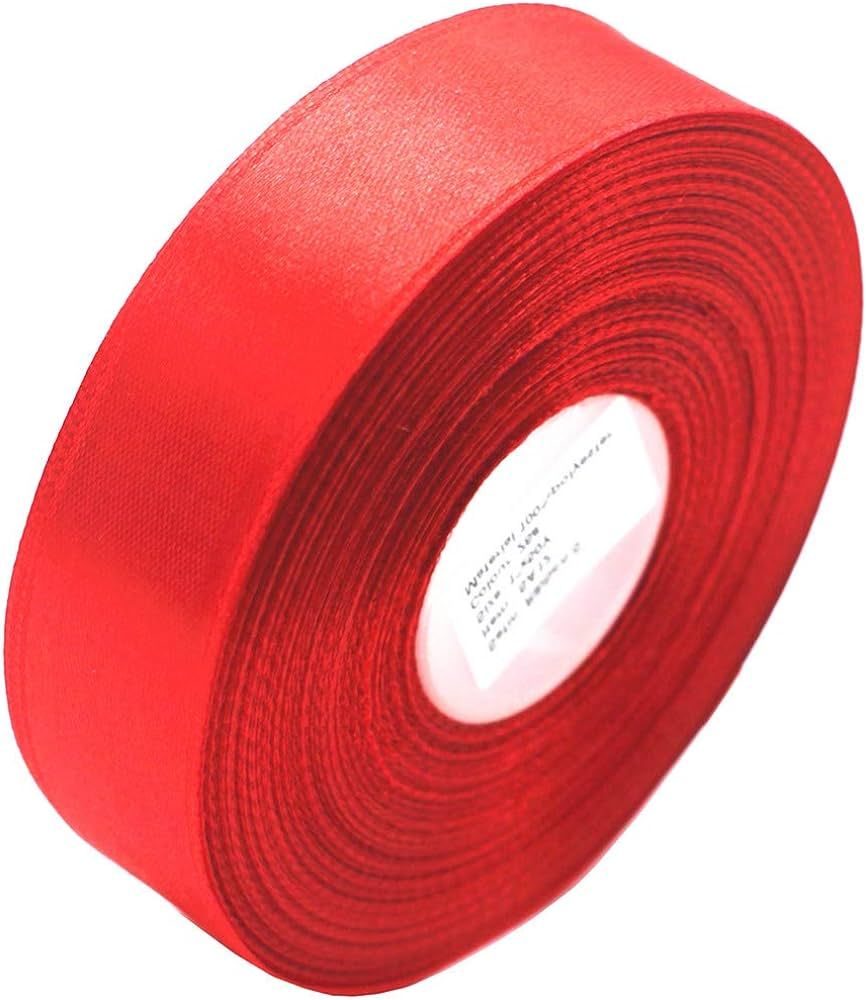 SWTOOL 1" Single Face Satin Ribbon 50 Yards Roll for Wedding Details, Sewing Projects, Gift Wrapp... | Amazon (US)