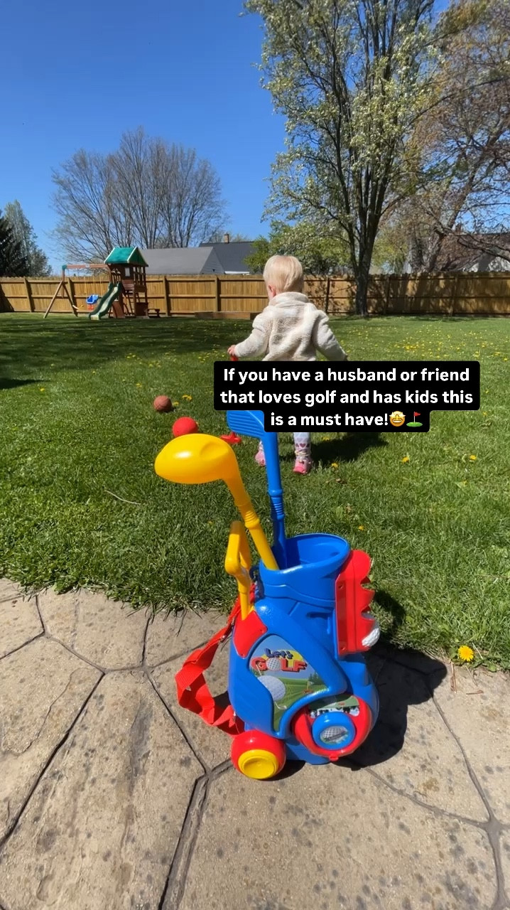 Great outdoor kid toy! Great as a birthday gift for a toddler or even a baby shower gift for that friend you know loves golf😜⛳️

#LTKfamily #LTKfindsunder50 #LTKkids
