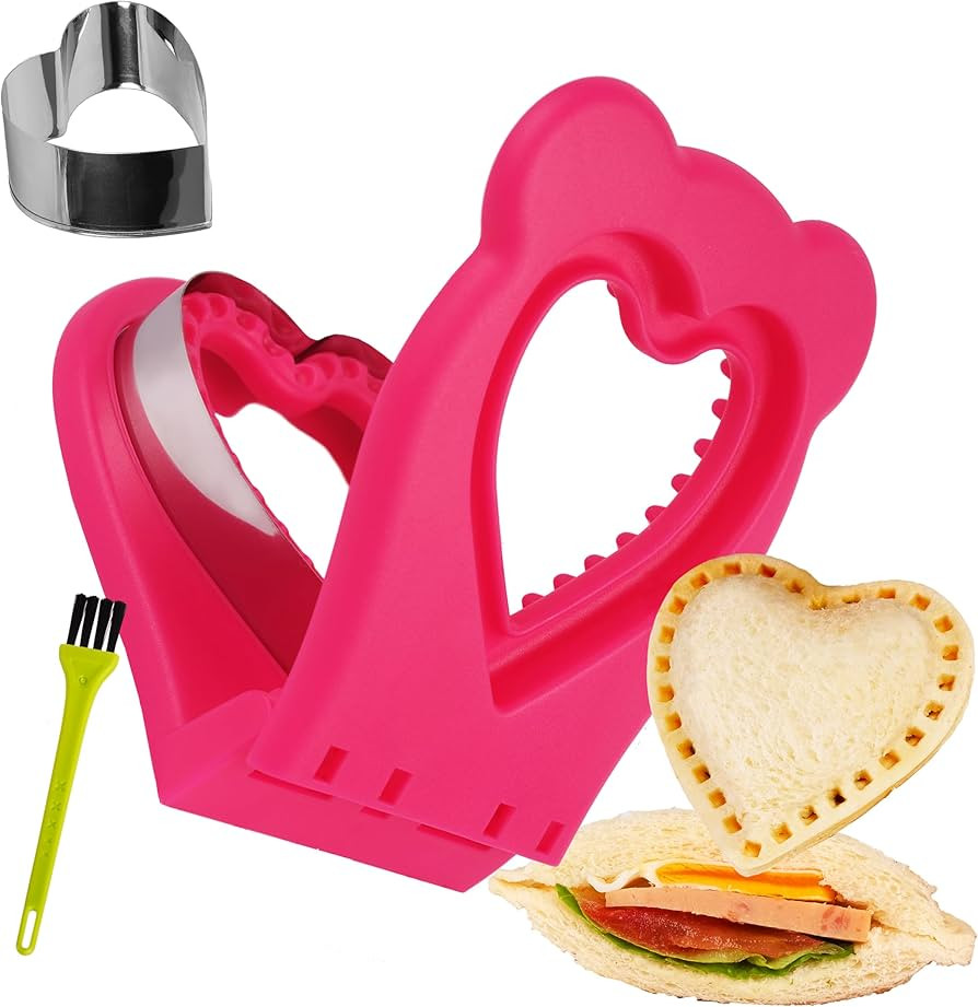 Uncrustables Sandwich Maker Sealer Cutter, Crustless Sandwich Cutter, PB&J Uncrustable Maker - Co... | Amazon (US)