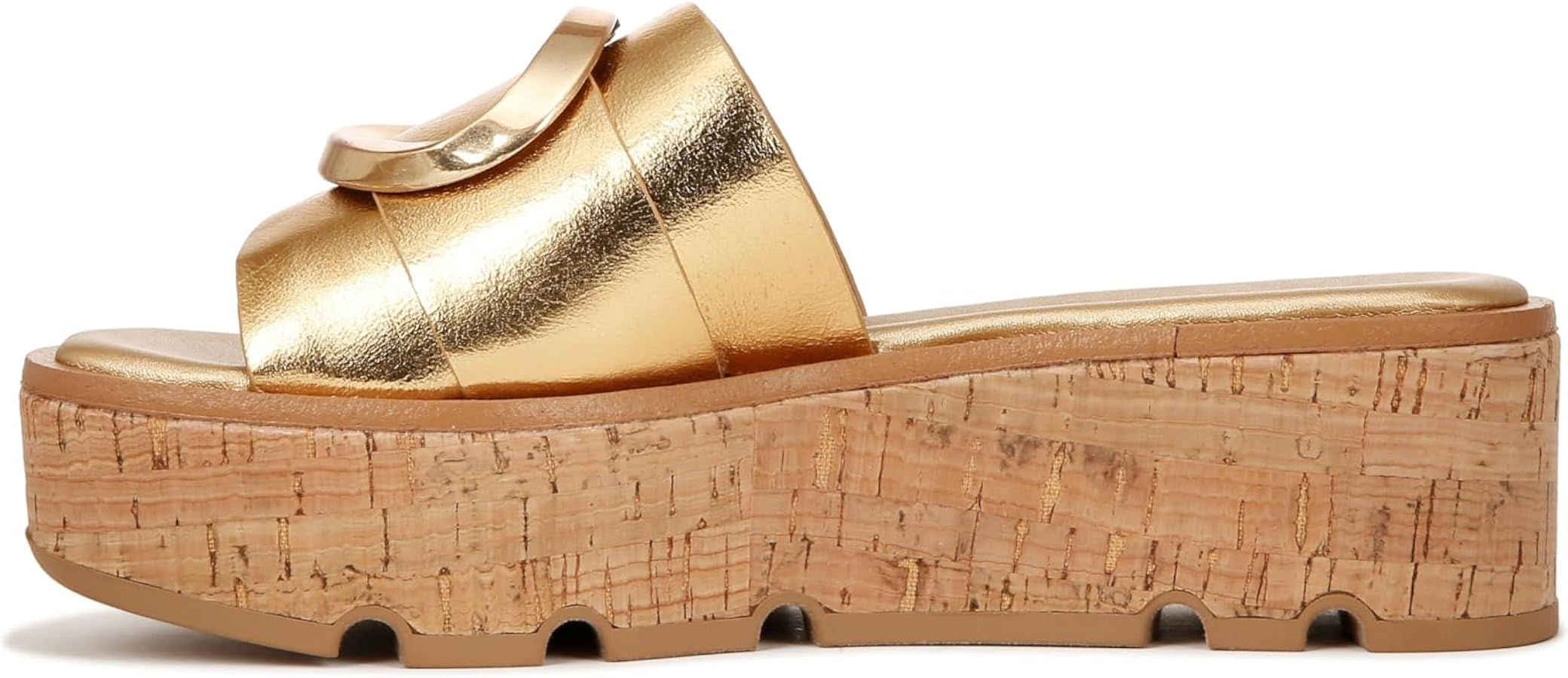 Franco Sarto Women's Hoda Cork Platform Slide Sandals | Amazon (US)